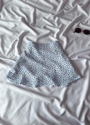 Спідниця в квітковий принт h&m