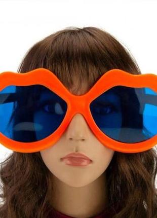 Окуляри оранжеві гігант губи