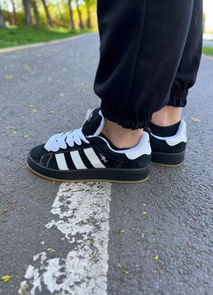 Adidas campus x korn black white2 фото