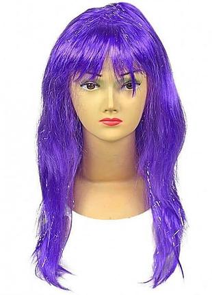 Парик ровный (фиолетовый)