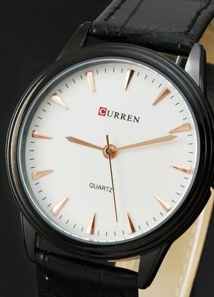 Годинник чоловічий curren classic black-white