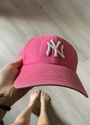 Рожева кепка new era,  бейсболка розова2 фото