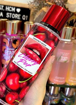 Спрей для тіла victoria's secret cherry pop 250ml вікторія сикрет черрі поп