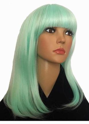 Перука косплей аніме (м'ятна)