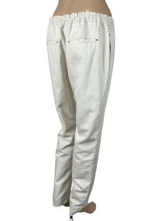 Лляні штани massimo dutti 9
