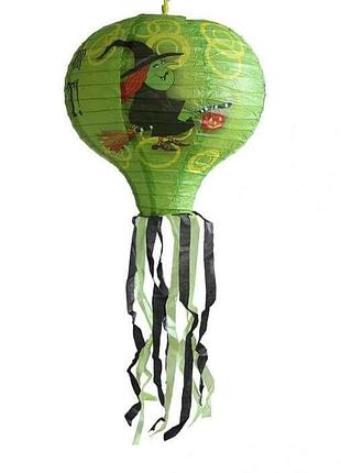 Декор зелений з відьмочкою