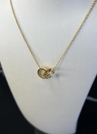 Подвеска cartier love diamonds / подвеска картье лав діамандс
