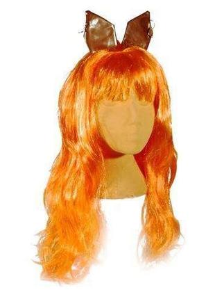 "клодин вульф з вухами" перука помаранчева