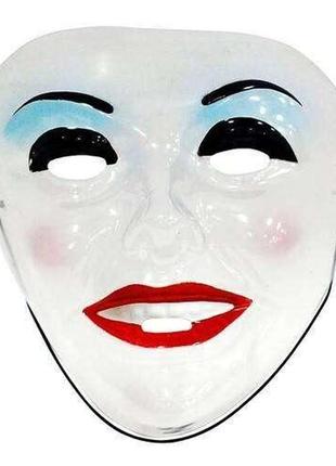 "woman". маска полупрозрачная женская пластиковая