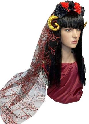 Украшение на голову с рогами эвелин