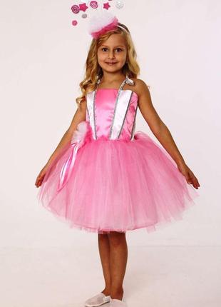 Карнавальный костюм конфета №3 (розовый)