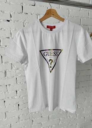 Футболка guess біла