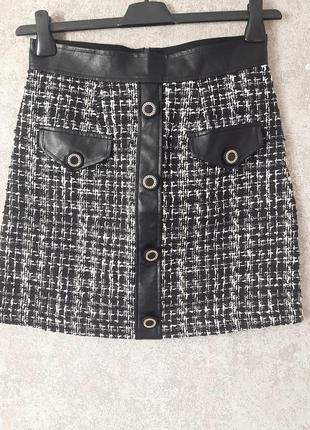 Твидовая юбка