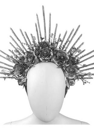 Обруч сріблястий адель