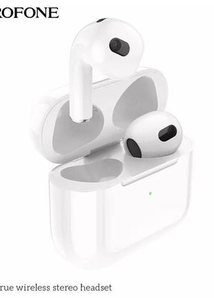 Навушники borofone bw26 true wireless stereo headset white