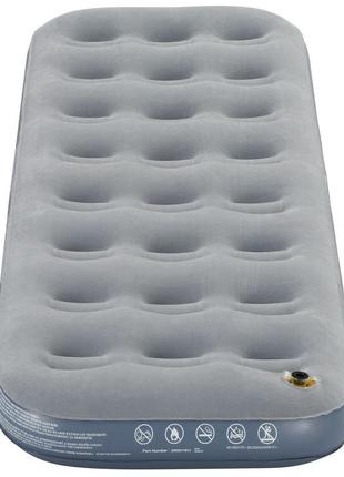 Кемпинговый надувной коврик надувная кровать campingaz quickbed compact single серый