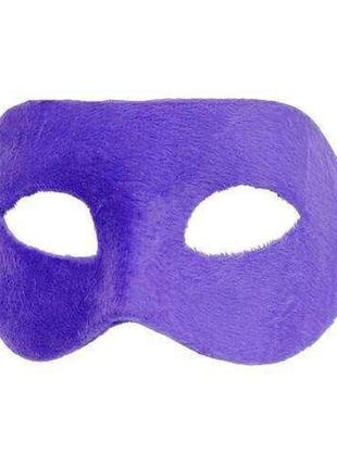 "бархатная" маска венецианская сиреневая