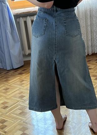Джинсовая женская юбка lexus jeans, турция, xl-xxl3 фото