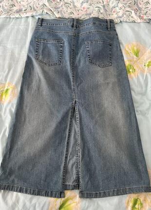 Джинсовая женская юбка lexus jeans, турция, xl-xxl5 фото