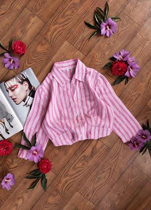 Бавовняна сорочка у смужку