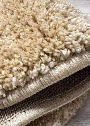 Ковер 1.2x1.7м с высоким ворсом fantasy beige 12500/11