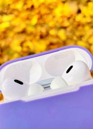 Навушники airpods pro 2 ios 17 без помилки white бездротові для apple + гарантія та чохол у подарунок!3 фото