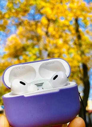 Навушники airpods pro 2 ios 17 без помилки white бездротові для apple + гарантія та чохол у подарунок!5 фото
