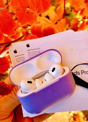 Навушники airpods pro 2 ios 17 без помилки white бездротові для apple + гарантія та чохол у подарунок!
