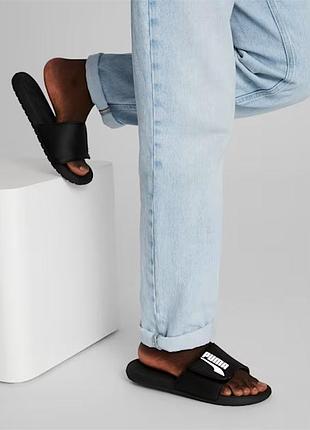 Шльопанці чоловічі оригінал puma cool cat v регулювання липучка