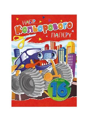 Набор цветной бумаги а4 ап-1202-4 16 nia-mart