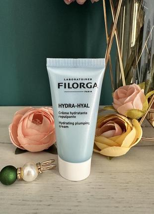 Зволожувальний крем з гіалуроновою кислотою для обличчя filorga hydra-hyal hydrating plumping cream