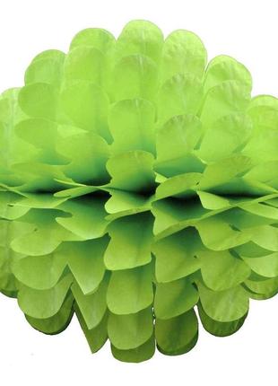 Бумажный шар цветок 30см (салатовый 0013)