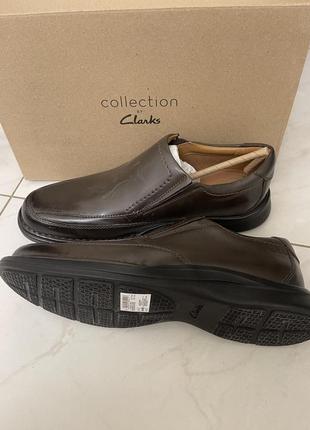 Clarks мужские туфли кожа 46 р. новые.
