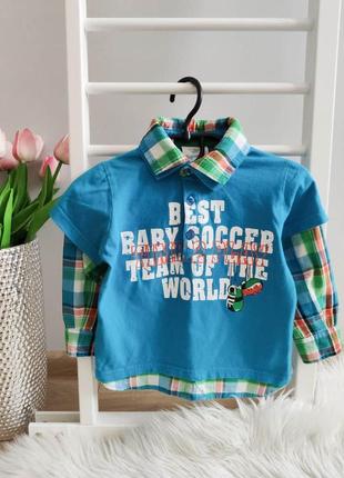 Детская рубашка на мальчика, рост 86