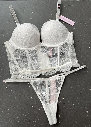 Комплект victoria’s secret с камнями двойной пуш ап bombshell набор виктория сикрет5 фото