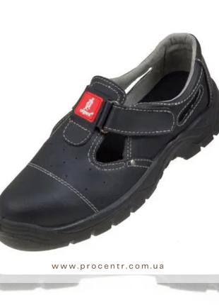 Спецвзуття літнє робоче сандалі з металевим носком зі ступенем захисту sb, робочі захисні сандалі