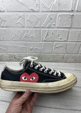 Кеды converse x comme des garçons1 фото