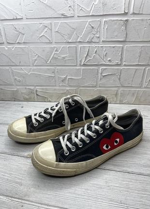 Кеды converse x comme des garçons4 фото