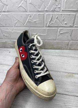 Кеды converse x comme des garçons2 фото