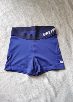 Спортивные шорты nike pro, dry-fit, size s