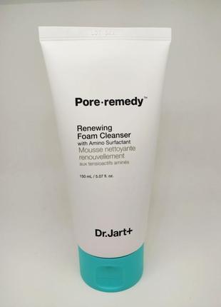 Пінка для вмивання обличчя pore remedy renewing foaming cleanser