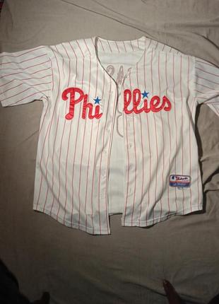 Вінтажна джерсі майка футболка mbl phillies dave cash 30 jersey