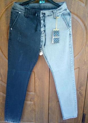Новинка . джинси чорно-сірі red moon denim co