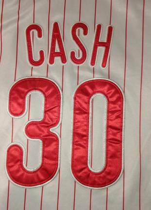 Вінтажна джерсі майка футболка mbl phillies dave cash 30 jersey8 фото