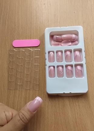 Типсы искусственные ногти 24 шт. #213