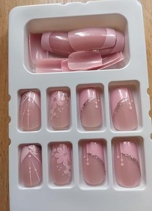 Типсы искусственные ногти 24 шт. #213