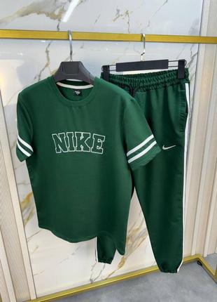 Летний мужской спортивный костюм футболка и штаны винтажный nike