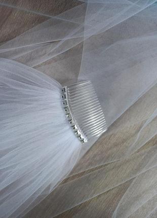 Фата с вуалью