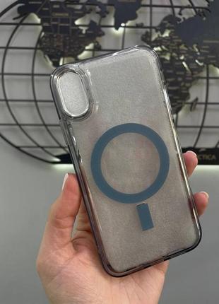 Прозрачный чехол с поддержкой magsafe для iphone xr, чехол магсейф для айфон хр
