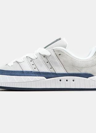 Женские кроссовки adidas adimatic white blue / smb